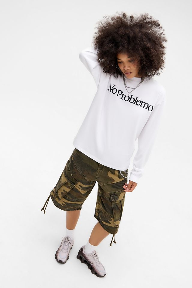 Camiseta de Manga Larga No Problemo Blanca #2