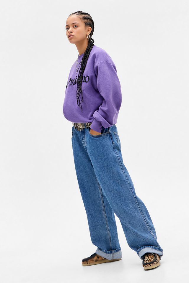 No Problemo Mittelblaue Baggy-Jeans #1