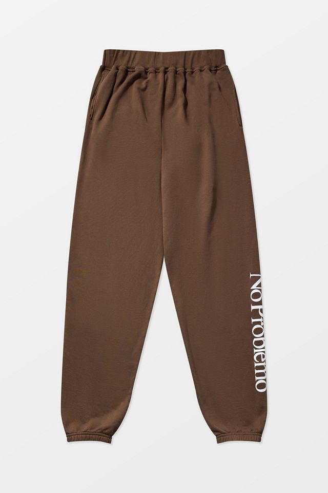 Pantalon de jogging No Problemo à logo chocolat #5