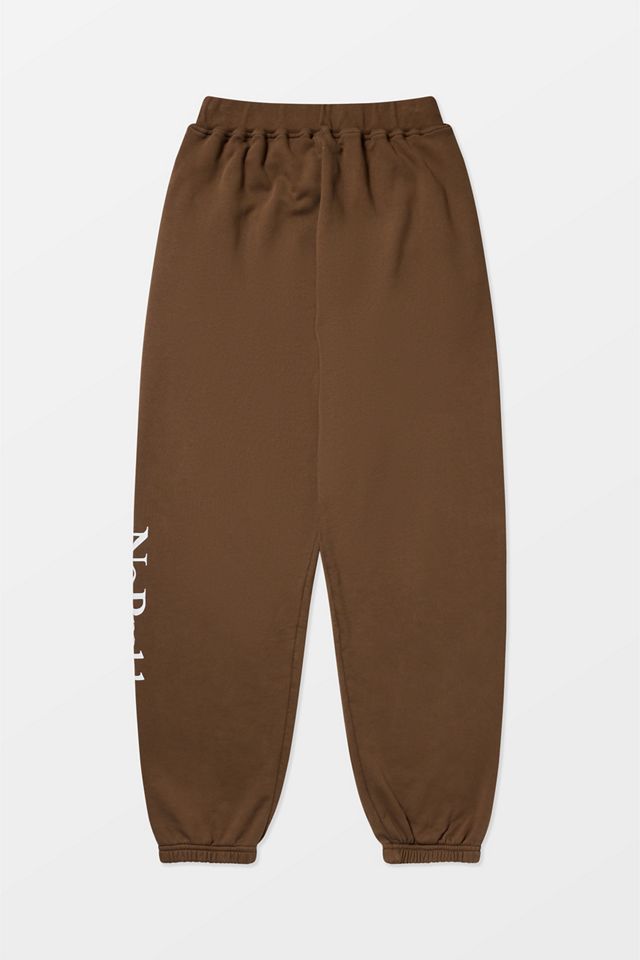 Pantalon de jogging No Problemo à logo chocolat #10