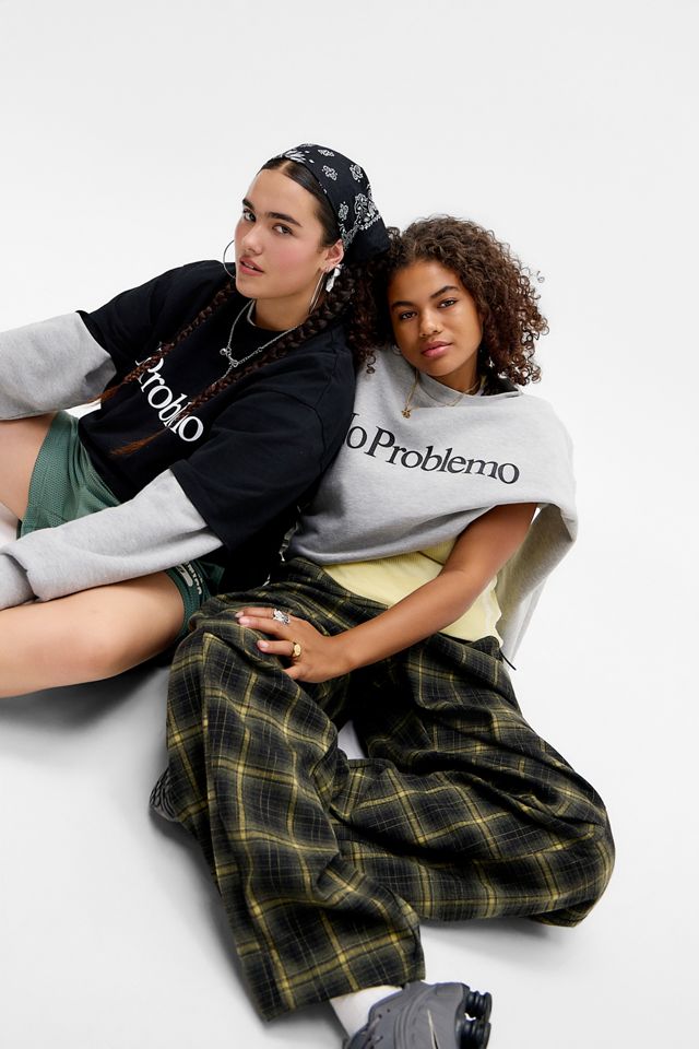 No Problemo Grauer Sweatshirt mit Logo #5