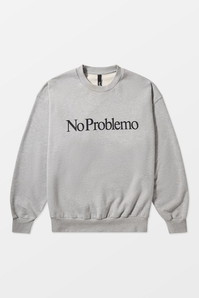No Problemo Grauer Sweatshirt mit Logo #6