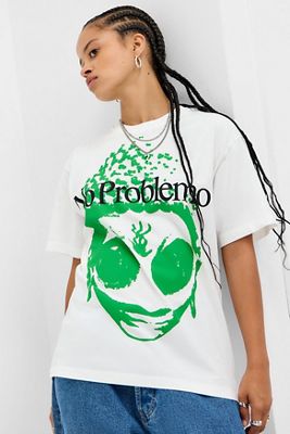 No Problemo White Sidd Alien T-Shirt