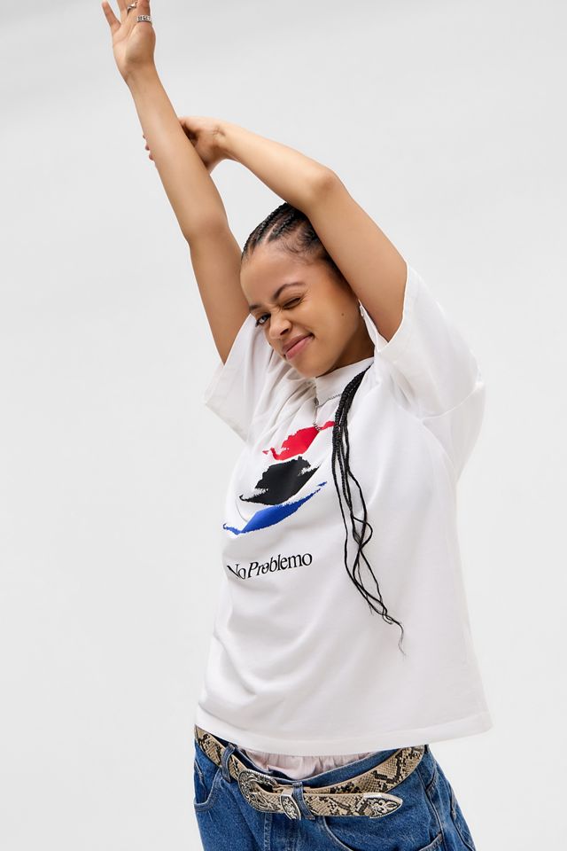 No Problemo White Wiley UFO T-Shirt #2