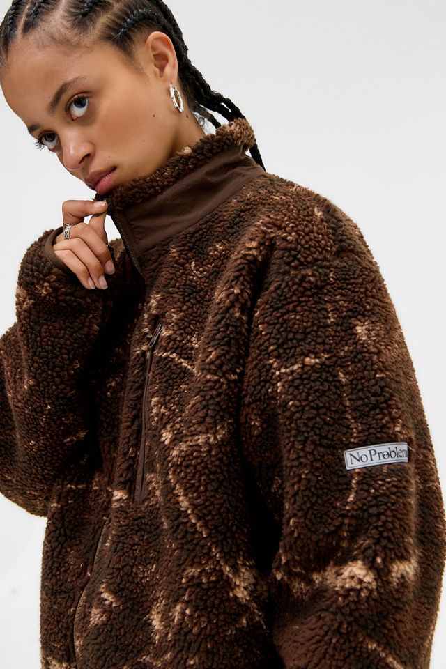 No Problemo Forest Camo Heavy Fleece Jacket #2