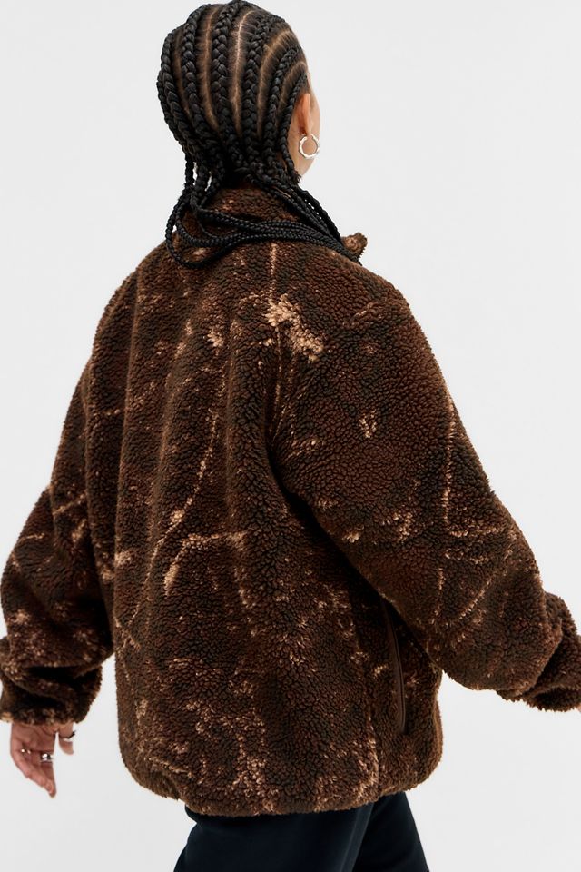 No Problemo Forest Camo Heavy Fleece Jacket #3