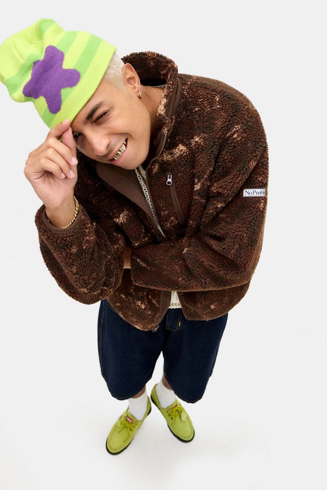 No Problemo Forest Camo Heavy Fleece Jacket #6