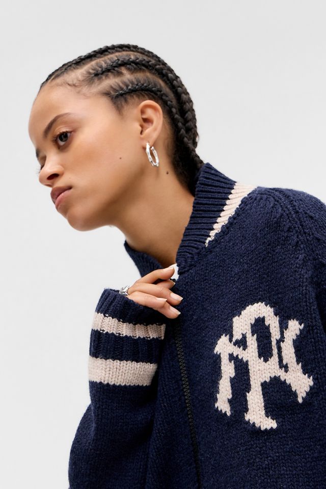 No Problemo Strickjacke im College-Stil #3