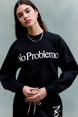Sweat à logo noir No Problemo