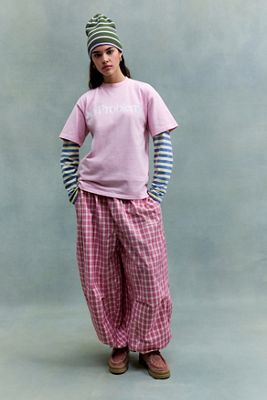 T-Shirt a Maniche Corte Rosa Esclusiva UO No Problemo