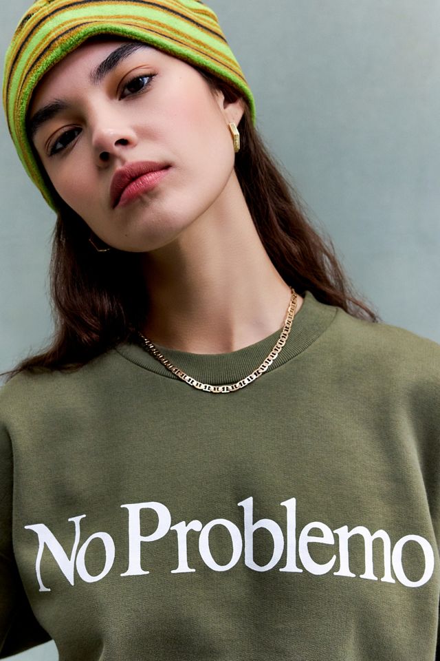 Felpa con Logo No Problemo Esclusiva UO #2
