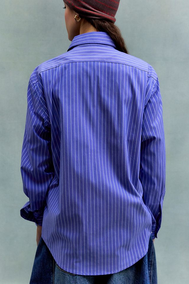 Camisa de Popelina de Manga Larga Azul No Problemo #2