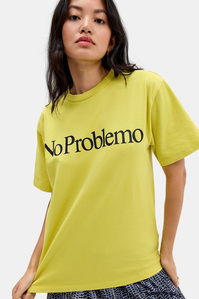 No Problemo Yellow Short Sleeve Graphic Tee #2