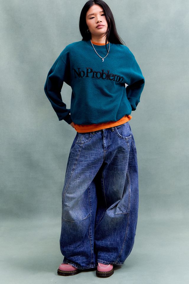 No Problemo Reverse-Fleece-Sweatshirt #1