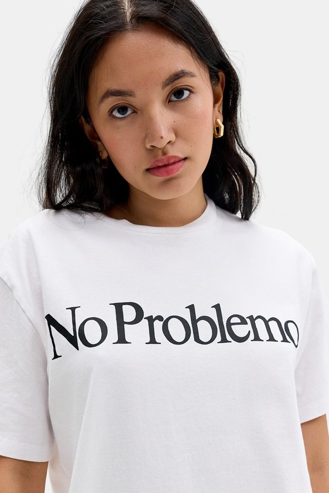 No Problemo White Short Sleeve T-Shirt #1