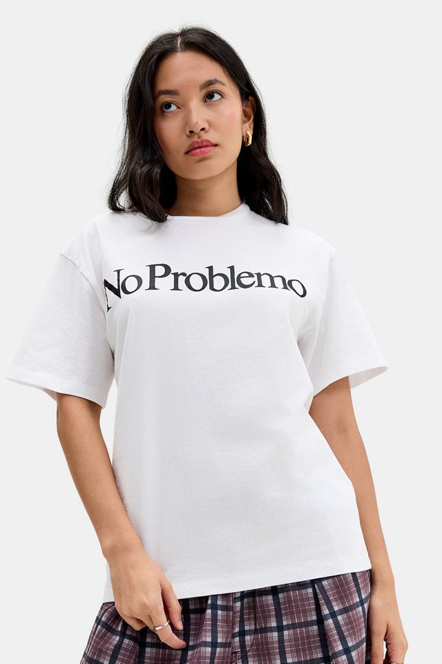 No Problemo White Short Sleeve T-Shirt #2