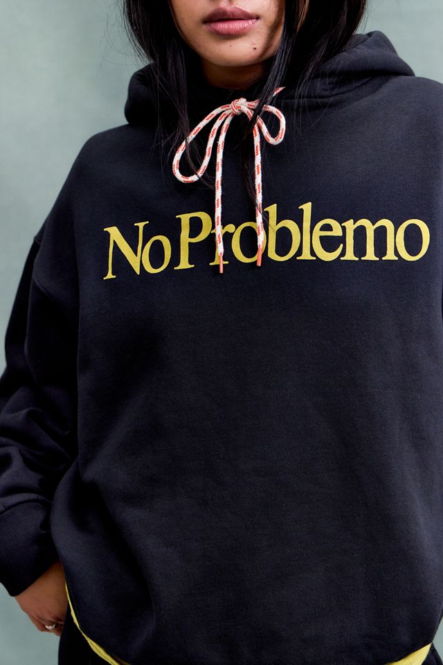 No Problemo Gelber Logo-Kapuzenpullover #2