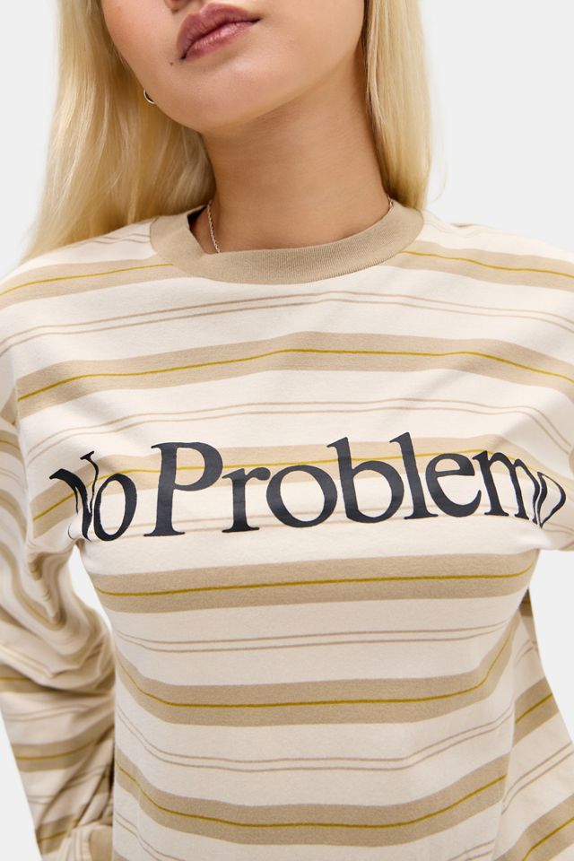 No Problemo Sand Stripe Long Sleeve Tee #2