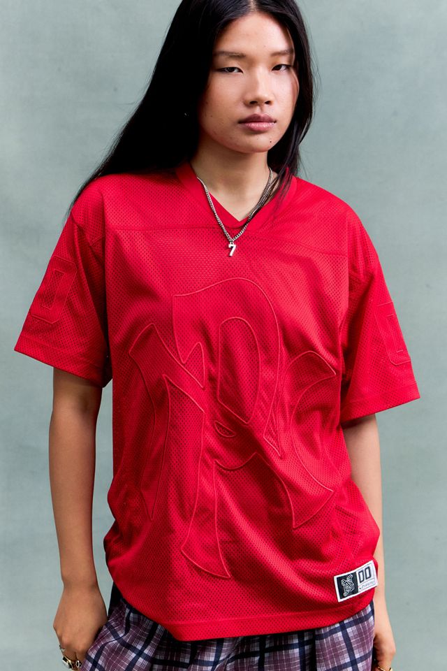 No Problemo Red Sports Short Sleeve Airtex T-Shirt #1