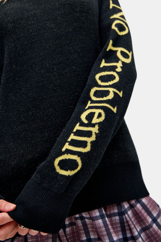 No Problemo Black Long Sleeve Jumper #1
