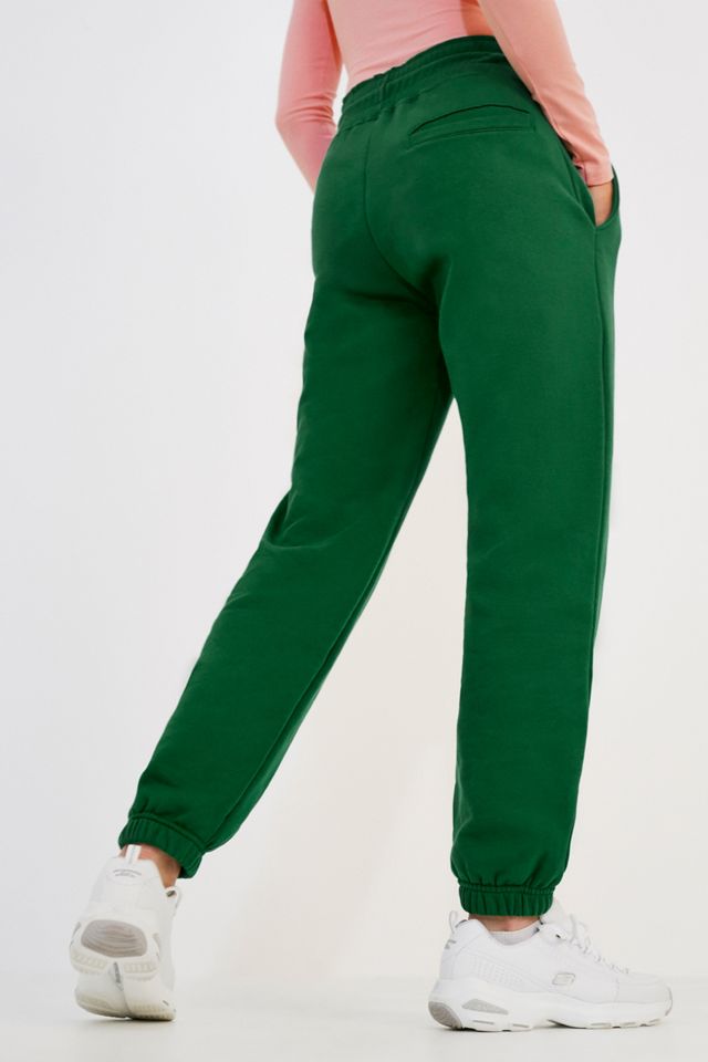 GCDS Green Logo Print Sweatpants #3