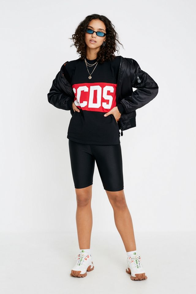 GCDS – T-Shirt mit großem Logodesign #1