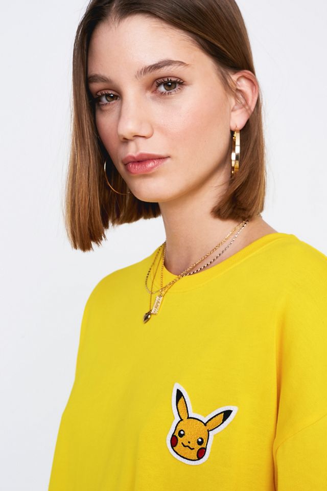 GCDS - Robe t-shirt jaune motif Pokémon #2