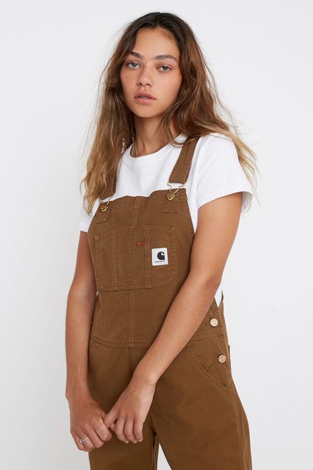 Carhartt WIP Straight Leg Brown Dungarees #1