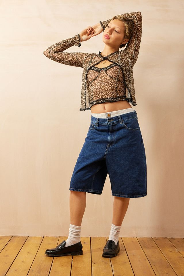 Carhartt WIP Indigo W' Brandon Jorts #1
