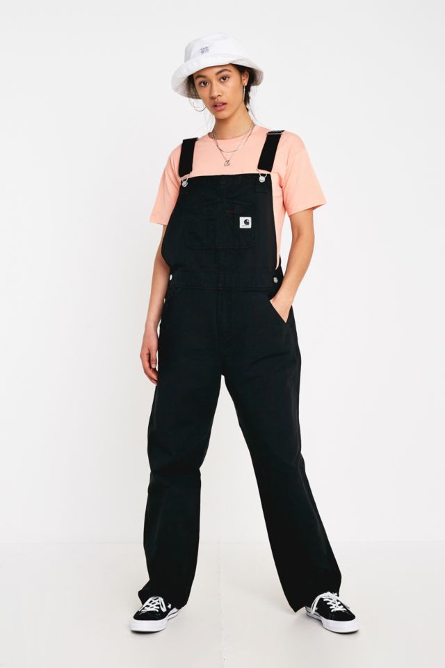 Carhartt WIP Black Bib Dungarees