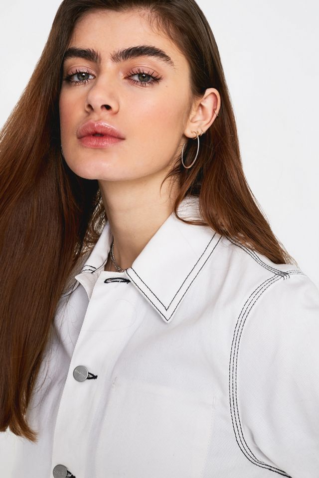 Carhartt WIP Meddox White Utility Jacket #3