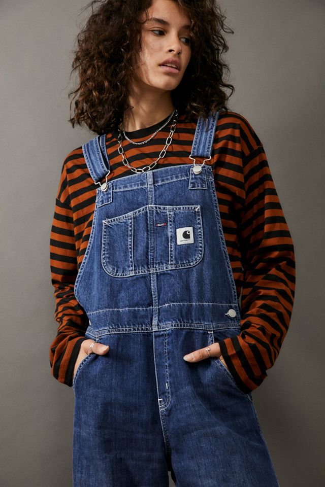 Carhartt WIP - Salopette délavée à bavette bleu #2