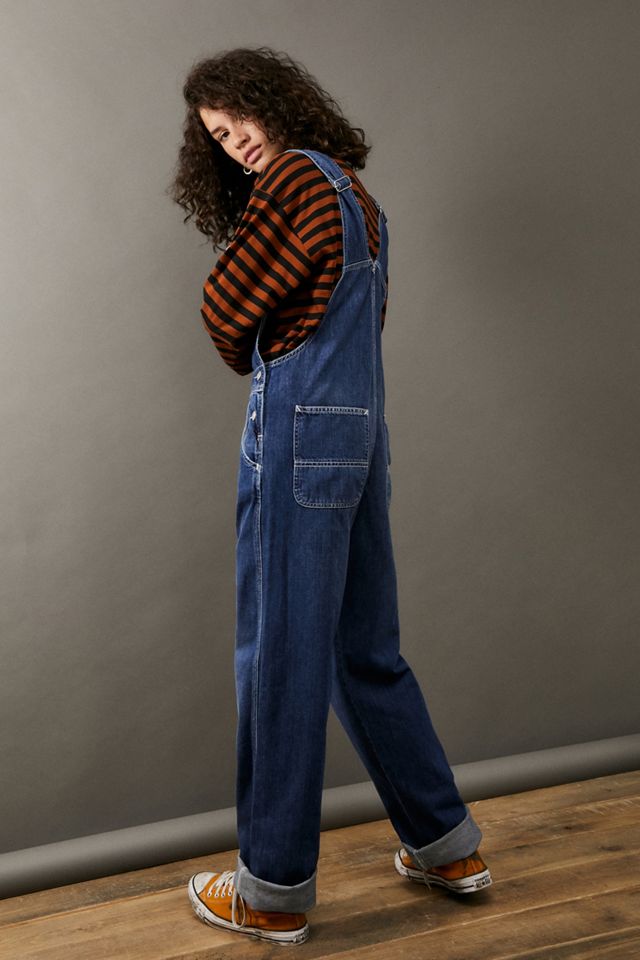 Carhartt WIP - Salopette délavée à bavette bleu #3