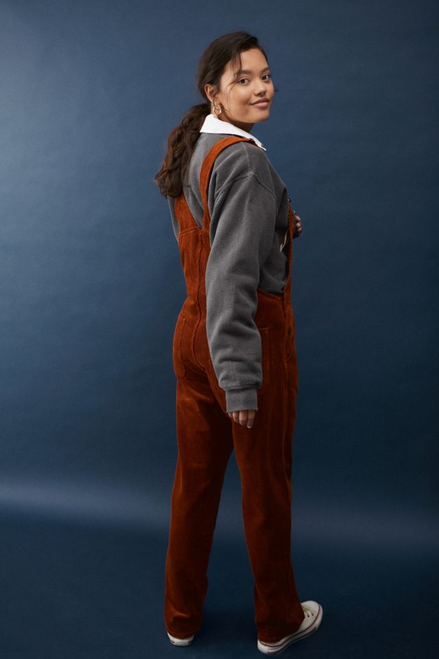 Carhartt WIP Rust Corduroy Bib Overall Dungarees #1