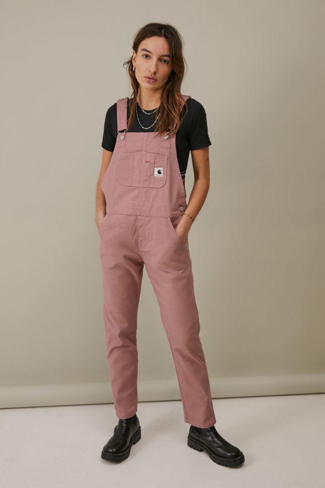 Pink hot sale denim dungarees