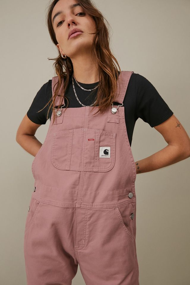Carhartt WIP Pink Denim Dungarees #1