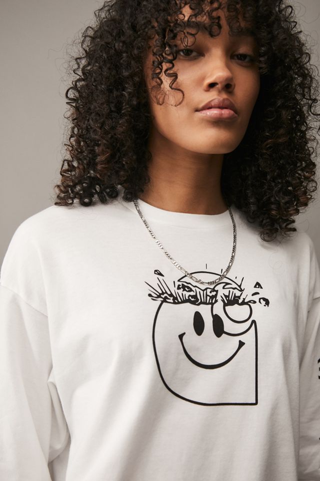 Carhartt WIP Camiseta de manga larga impresa en blanco #3