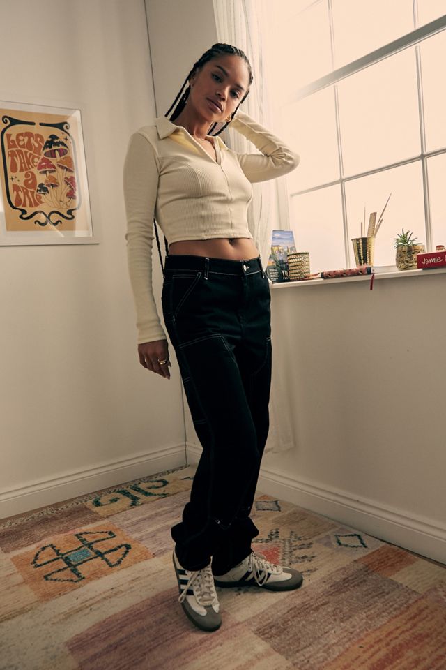 Carhartt WIP – Hose „Miggy“ in Schwarz mit verstärkten Knien #2