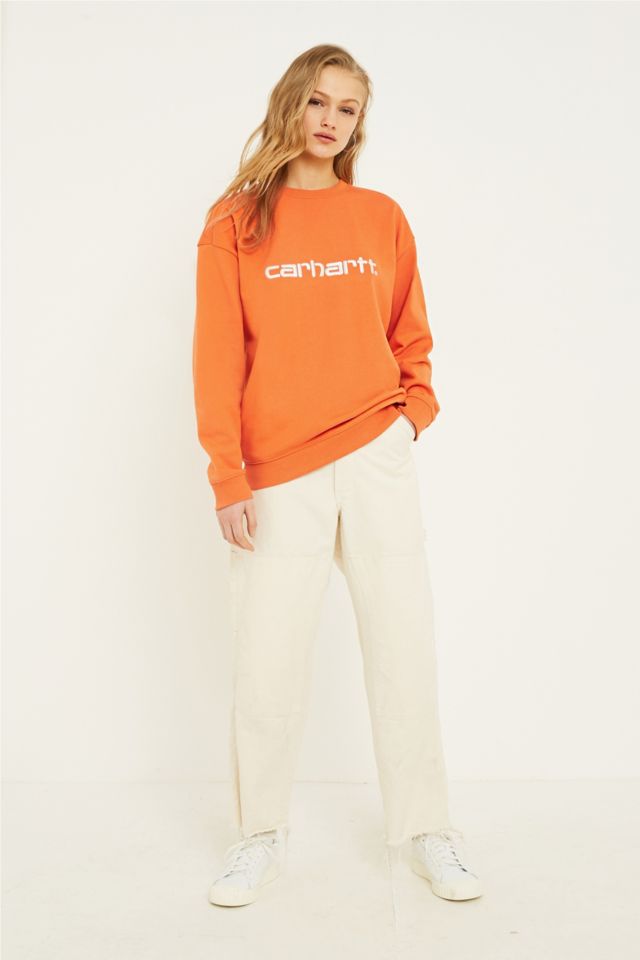 Sweat carhartt 2025 femme orange