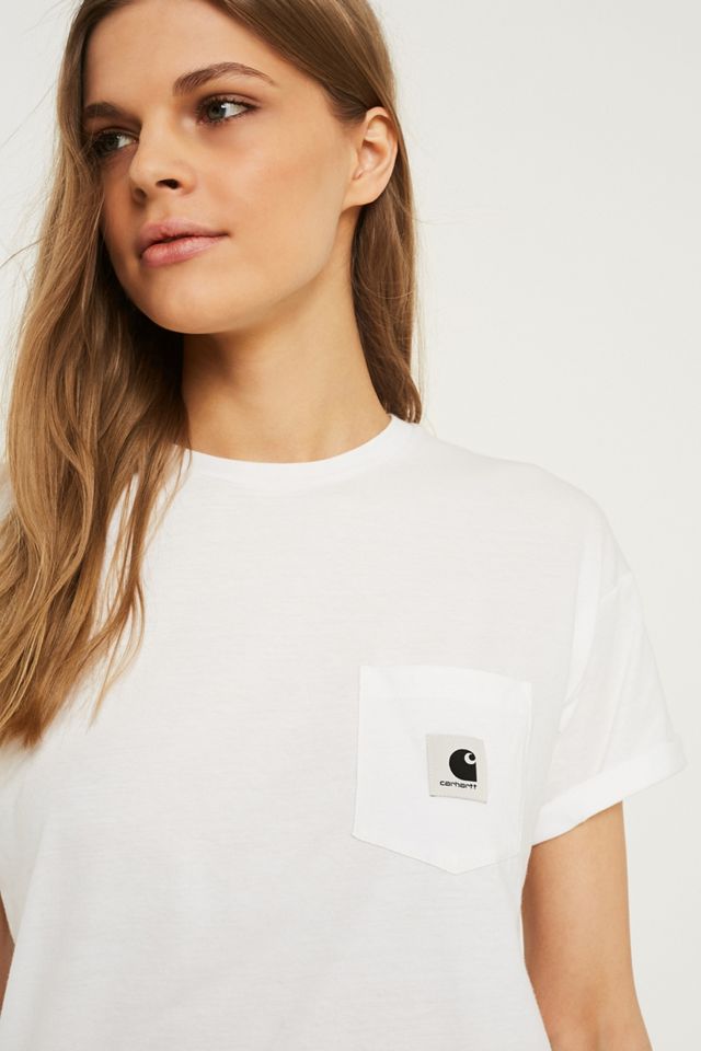 Carhartt WIP White Pocket T-Shirt #3