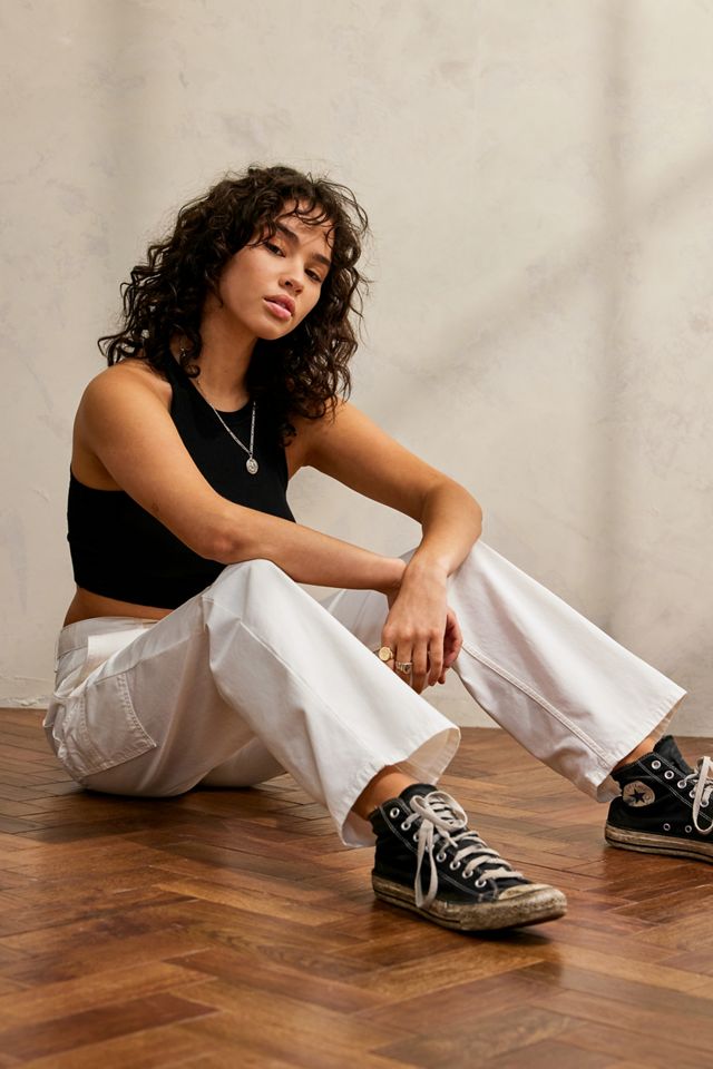 Carhartt WIP Straight White Pierce Pants | Urban Outfitters UK