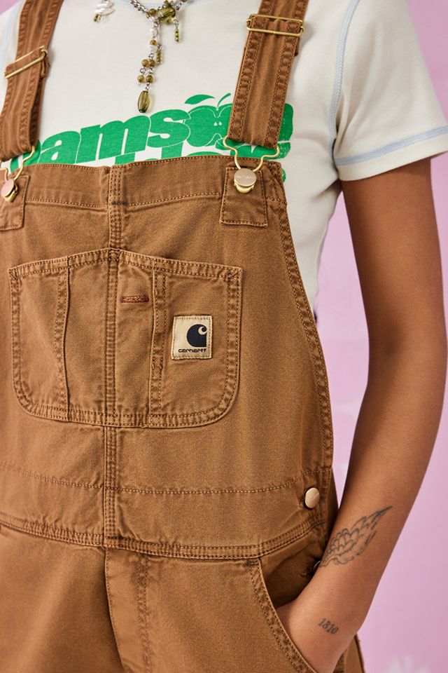 Carhartt WIP - Salopette coupe droite marron #1
