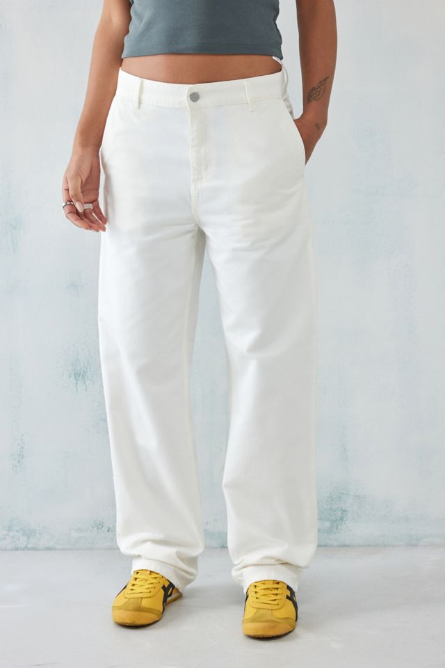 Carhartt white 2025 carpenter pants