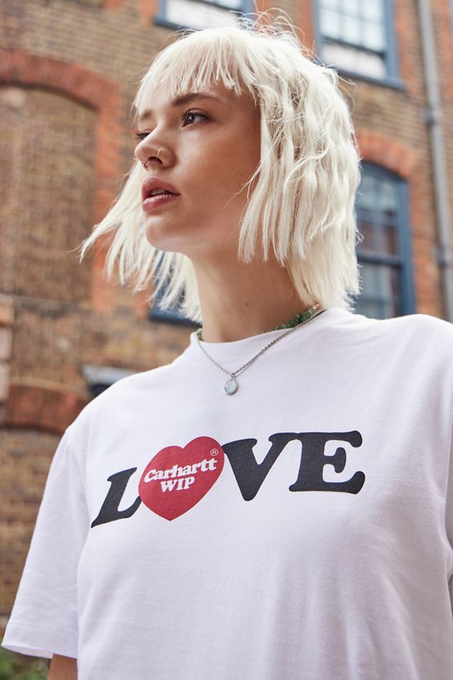 Carhartt WIP Love T-Shirt S / White / White