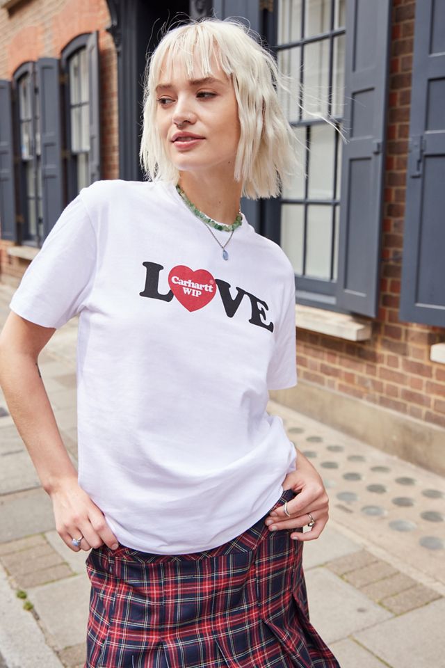 Carhartt WIP – T-Shirt „Love“ in Weiß #2