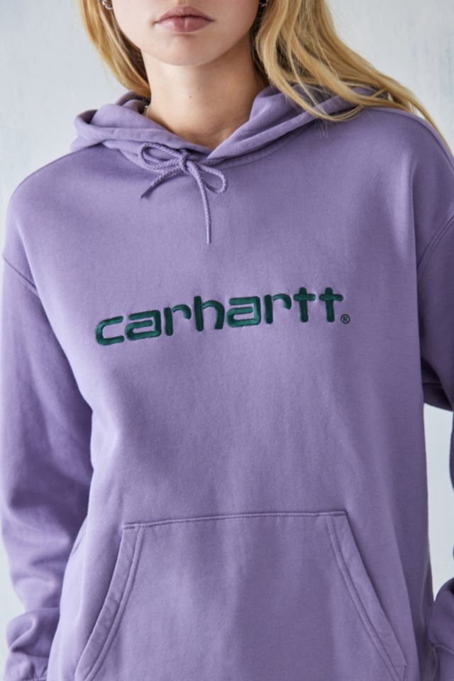 Carhartt WIP Purple Hoodie | Urban Outfitters UK