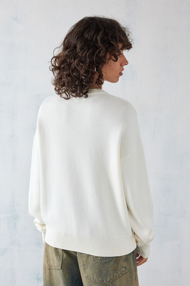 Carhartt WIP White Heart Knit Jumper Urban Outfitters UK