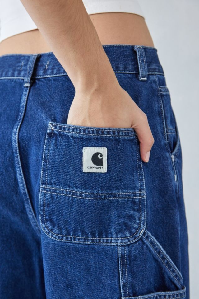 Carhartt WIP Dark Wash Carpenter Jeans - Indigo - Size: 27