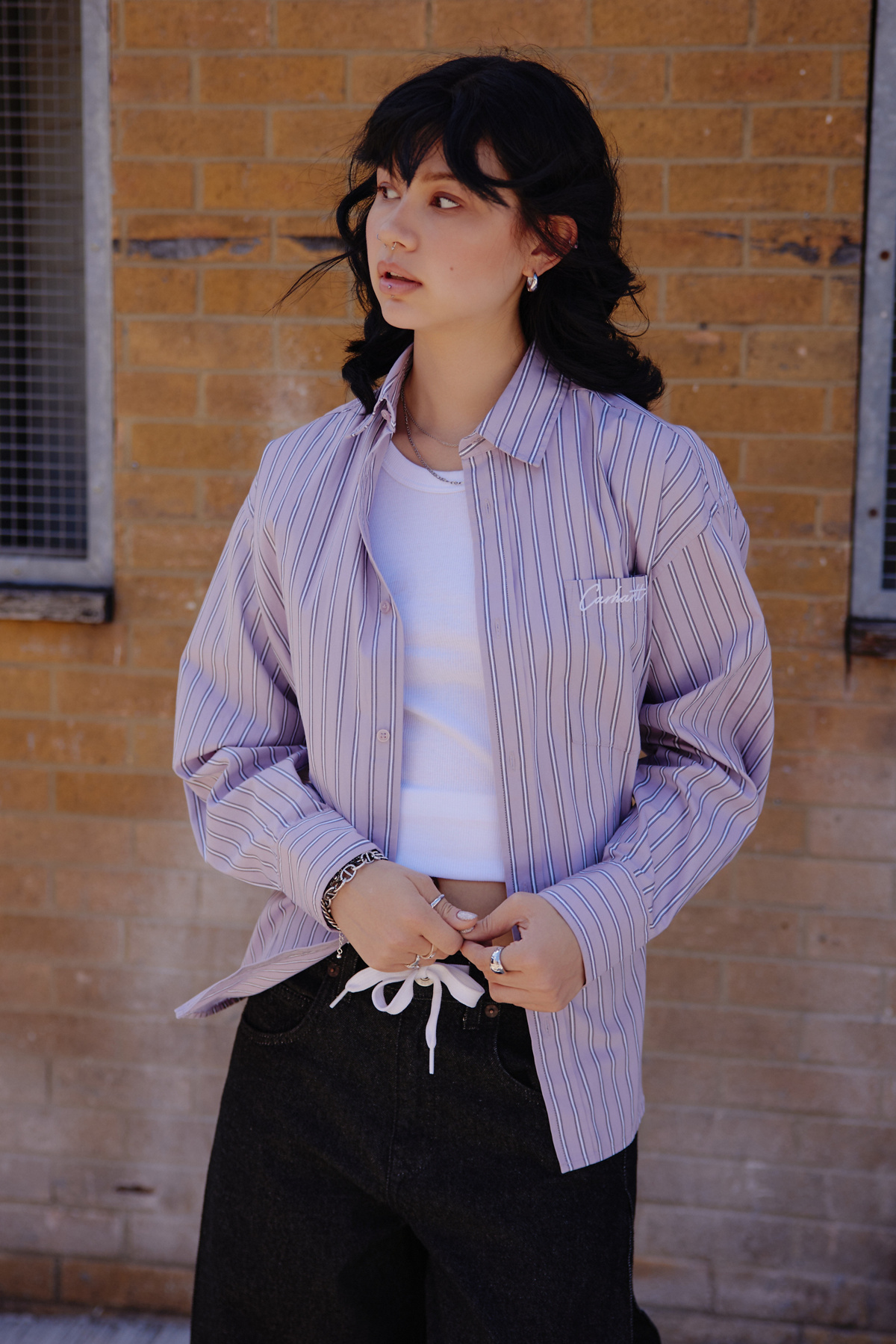 Carhartt WIP Grimsby Long Sleeve Shirt