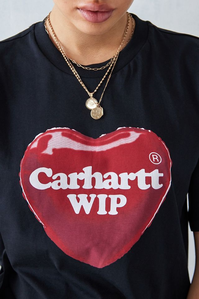Carhartt WIP Schwarzes Herz Ballon T-Shirt #1